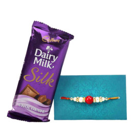 Joyful Pack Of Chocolate And Rakhi