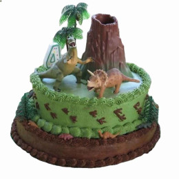 Jurassic Birthday Cake