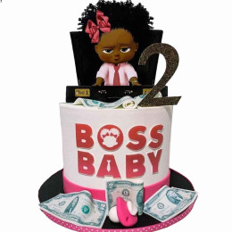 Lady Baby Boss Cake