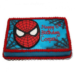 Mask Of Spiderman Cake