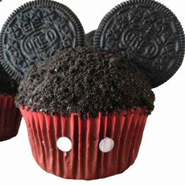 Mickey Mouse In A Cupcake