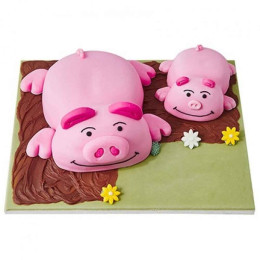Piggie Fondant Cake