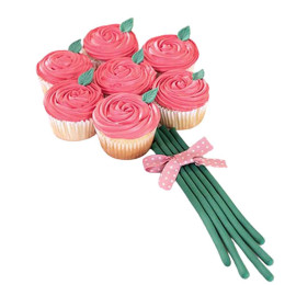 Rose Bunch Cup Cakes
