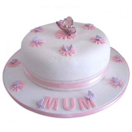 Simple And Sweet Love Mom Cake
