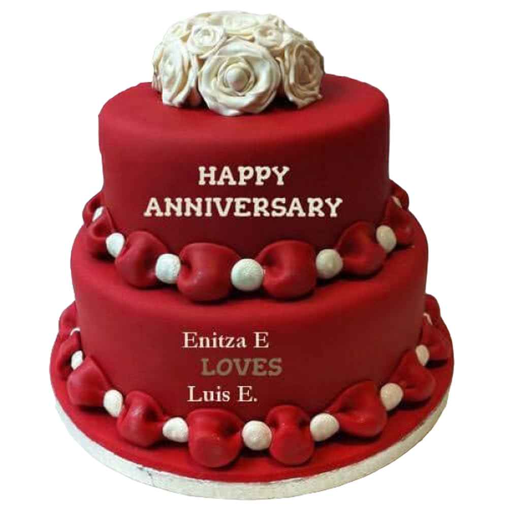 50th Anniversary Cake 1 kg - Chocolate | Anniversary Cakes