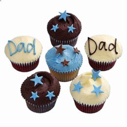 Twinkling Stars Cupcakes For Dad
