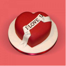I Love You Cake