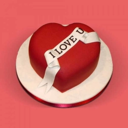 I Love You Cake