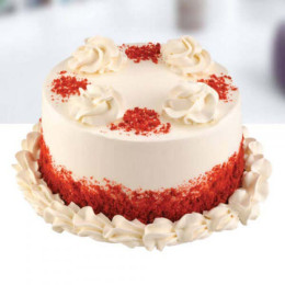 Creamy Swirl Red Cake