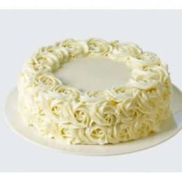 White Rose Cake