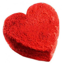 Red Velvet Heart Cake