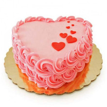 Floating Hearts Cake