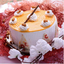 Butterscotch Swirls Cake