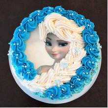 Elsa Doll Cake