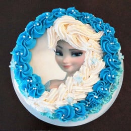 Elsa Doll Cake