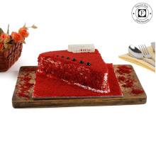 Red Velvet Triangle Cake