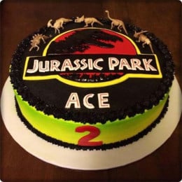 Jurassic Park Photo Cake