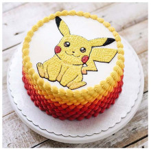 Pikachu Love Cake