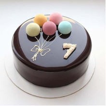 Colorful Balloons Cake