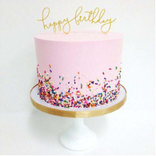 Sprinkle Splash Cake