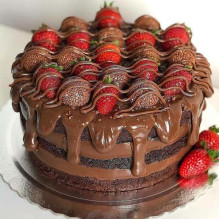 Chocolate Strawberry Cake