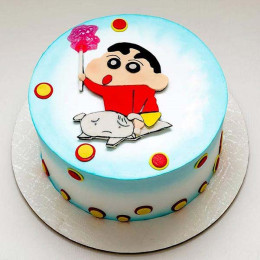 Shinchan n shiro Cake