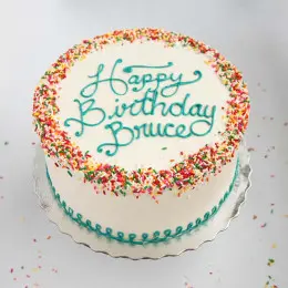 Sprinkle Everywhere Cake