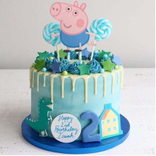 George Celebrates Cake