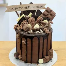 Dribble Choco Cake