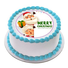 Xmas Photo Cake