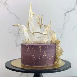 Gold Gala Isomalt Cake