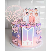 Bts Galaxy Cake