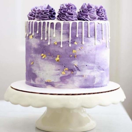 Purple Snow Cake