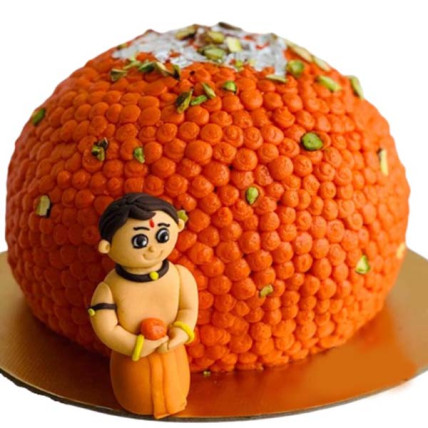 Chota Bheem Ladoo Cake