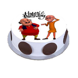 Motu Patlu Delectable Photo Cake