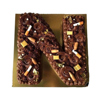 N Letter Cake