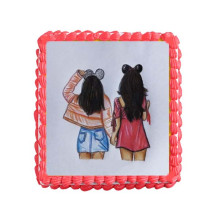 Best Friends Forever Cake