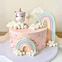 Glittery Unicorn Cake