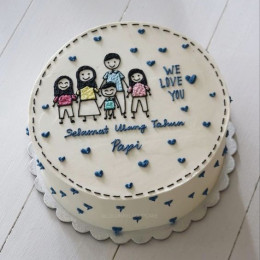Family Man Cake