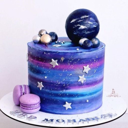 Starry Night Cake