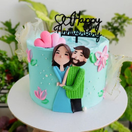 Loving Couples Cake