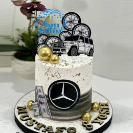 Luxury Wheels Cake