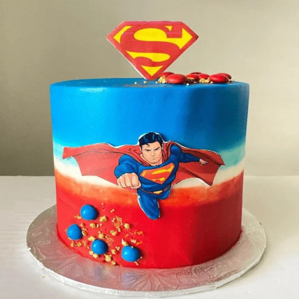 Super Man You Go Cake