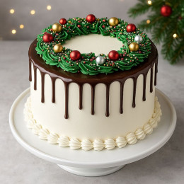 Xmas Wreath Cake