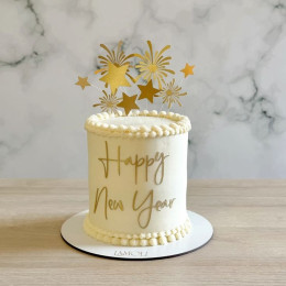 Starry Night Slice Cake