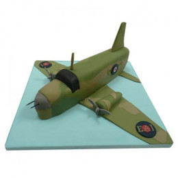 Green Airplane Cake