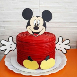 Soft Mickey Face Cake