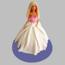 Sober Barbie Cake