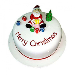 Christmas With Santa Cake