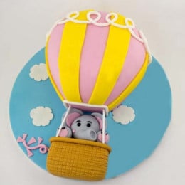 High In The Sky Balloon Cake